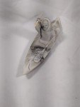 Inuit Carving: Kayak with Harpoon Sculpture