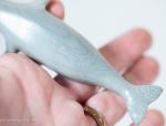 Vintage Inuit Stone Carving of Beluga Whale