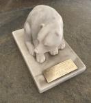 Inuit Carving: Glenys Peach Pearlite Polar Bear