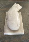 Inuit Carving: Glenys Peach Pearlite Polar Bear
