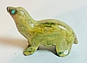 Inuit Stone Carving of Seal and Sea Lion