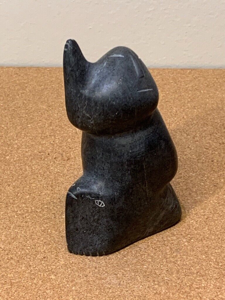 George Arlook Inuit Art Carving, Abstract Creature, 5x3x3
