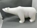 Marble Polar Bear Sculpture Inuit Art Carving