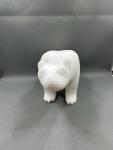 Marble Polar Bear Sculpture Inuit Art Carving