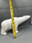 Marble Polar Bear Sculpture Inuit Art Carving