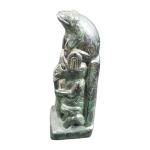 Inuit Carved Totem Pole in Green Marble