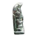 Inuit Carved Totem Pole in Green Marble