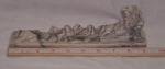 Sled Dogs Sculpture in Pearlite Marble