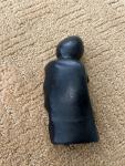 George Arluk Inuit Art Mother Black Stone Sculpture