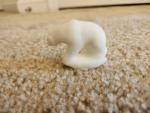 2" Inuit Carving of Polar Bear in Marble