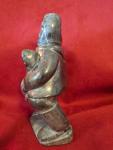 Hand Carved Vintage Inuit Soapstone Fisherman 5/75