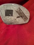 Hand Carved Vintage Inuit Soapstone Fisherman 5/75