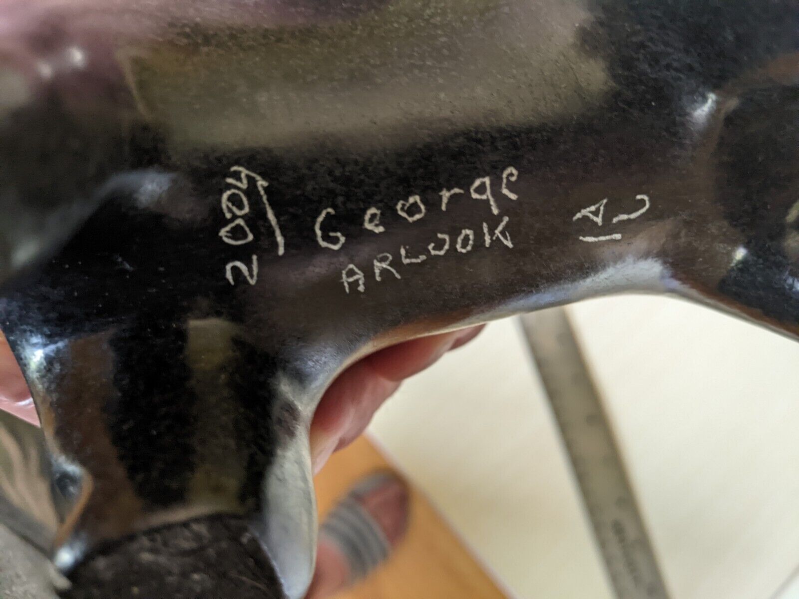 Authentic Inuit Art Carving by George Arlook (Arluk)