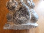 Inuit Soapstone Carving: Man Hunting Figure