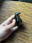 Hand Carved Soapstone Penguin Figurine 3.75”