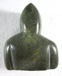 Vintage 3.5" Inuit Soapstone Hooded Man Carving