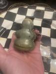 Inuit Soapstone Berry Picker Carving by Chaz