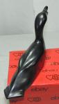 Hand-Carved Soapstone Nesting Bird Duck Goose