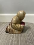 Eddie Lee Alaskan Soapstone Inuit Figurine