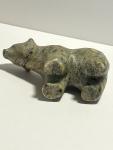 Signed Ron Ekemo Inuit Soapstone Bear Sculpture
