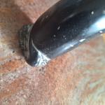 Black Soapstone Seal Carving with Fish Detail