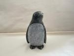 Signed Inuit Soapstone Penguin Art Figurine