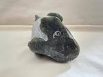 Signed Inuit Soapstone Penguin Art Figurine