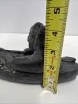 Wolf Sculpture with Seal - Handmade Inuit Art
