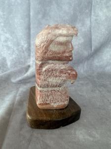 Signed Inuit Soapstone Carving - Unique Artwork