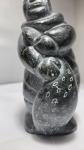 Inuit Soapstone Seal Hunter Art Carving 5