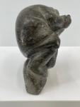 Inuit Soapstone Hunter Bear Statue, Tribal Art