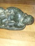Vintage Inuit Soapstone Eskimo Carving Sculpture