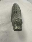 Inuit Soapstone Seal Carving 8” - Signed