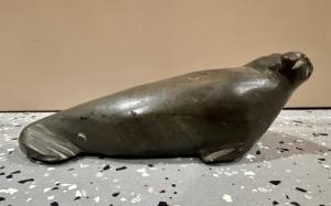 Simeonie Uppik Soapstone Walrus Carving