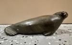 Simeonie Uppik Soapstone Walrus Carving