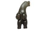 Vintage Inuit Soapstone Standing Animal Carving 8.5