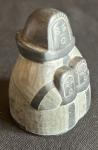 Hand Carved Soapstone Eskimo Sculpture 2.5 Inches