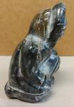 Inuit Soapstone Carving by Theresa Niakukluk