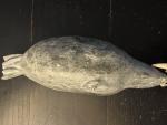 Inuit Soapstone Seal Sculpture - Vintage Art Piece