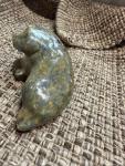 Inuit Hand-Carved Soapstone Seal Statue
