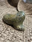 Inuit Hand-Carved Soapstone Seal Statue