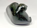 Inuit 6" Soapstone Walrus Carving, Hand Signed