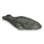 Seal & Sea Lion Soapstone Inuit Art Sculpture