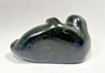 Inuit 6" Soapstone Walrus Carving, Hand Signed