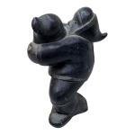 Inuit Soapstone Carving: Hunter with Seal 7