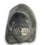 Seal & Sea Lion Soapstone Inuit Art Sculpture