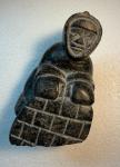 Signed Vintage Inuit Soapstone Eskimo Carving