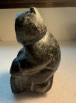 Signed Vintage Inuit Soapstone Eskimo Carving