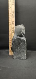 Original Soapstone Inuit Hunter Carving Sculpture