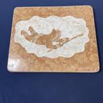 David Bernett Inuit Hunter Marble Sculpture 10” x 12”